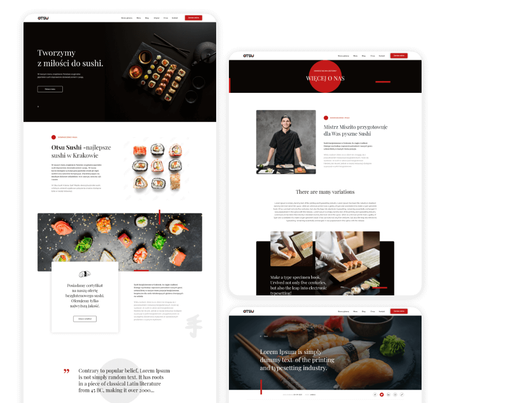 Idealne rozwiązanie w zakresie strony www dla najlepszego sushi w Krakowie